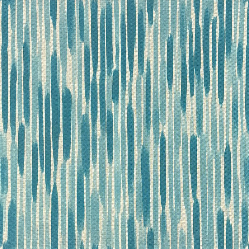 Benton Sky Flat – Swatch image of Benton Sky broken stripe cotton curtain fabric