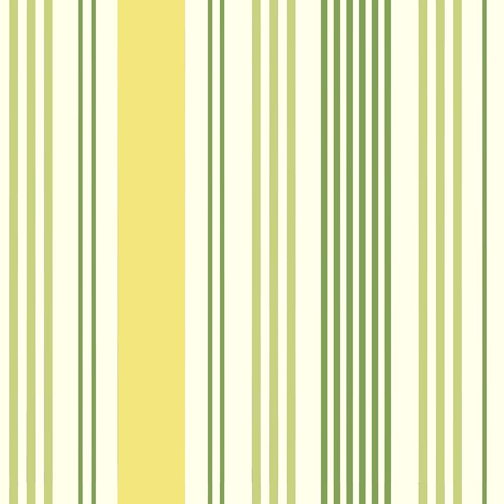 Boston Stripe Cotton Curtain Fabric in green stripe design – 100% cotton basecloth