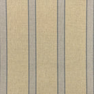 Braemar Blue striped upholstery fabric flat image, cotton-linen stripe fabric by the metre for chairs, cushions, curtains and blinds
