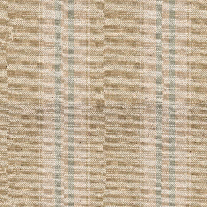 Braemar Stripe Upholstery Fabric in Duck Egg flat fabric image