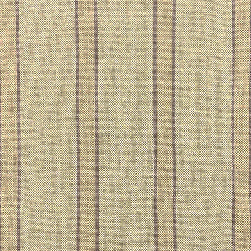 Braemar Plum striped upholstery fabric flat image, purple cotton-linen stripe fabric by the metre for upholstery and curtains