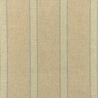 Braemar Sky striped upholstery fabric flat image, pale blue cotton-linen stripe fabric for chairs, blinds and curtain projects