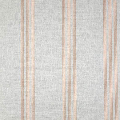Brampton Stripe Burnt Orange - Striped Upholstery Fabric