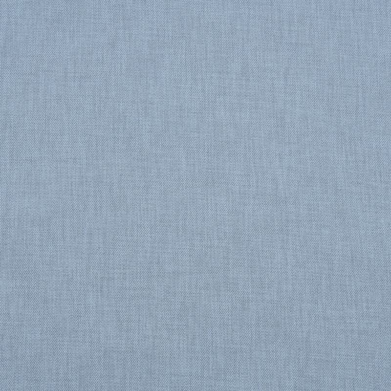 Chester Herringbone Fabric in Sky – soft sky blue herringbone weave fabric for light interior accents