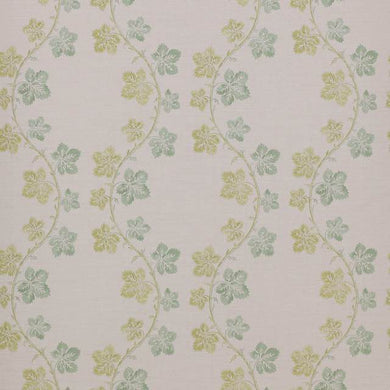 Colefax and Fowler Lindon Lotta Printed Linen - 7177/06 - 1.3m Roll End-Green