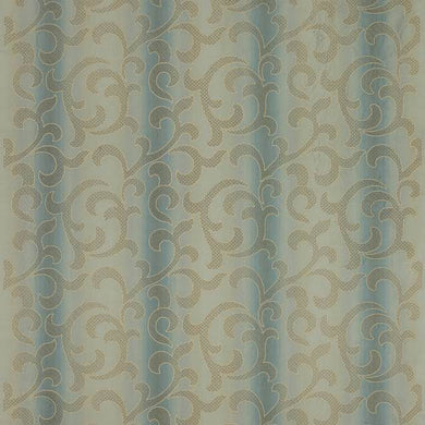 Colefax and Fowler Loreto Embroidery Fabric - Aqua
