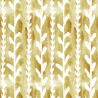 Gold printed velvet upholstery fabric leaf pattern Cordelia
