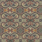 stand out upholstery fabric with intricate geometric mexican inspired pattern on linen blend upholstery fabric