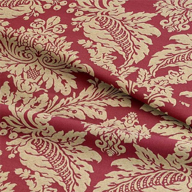 High-quality damask woven fabric ideal for home decor and interior design