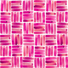 Dash Pink flat washable curtain fabric with playful small-scale geometric dash print