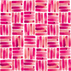 Dash Rouge flat washable curtain fabric with bold rouge geometric dash print