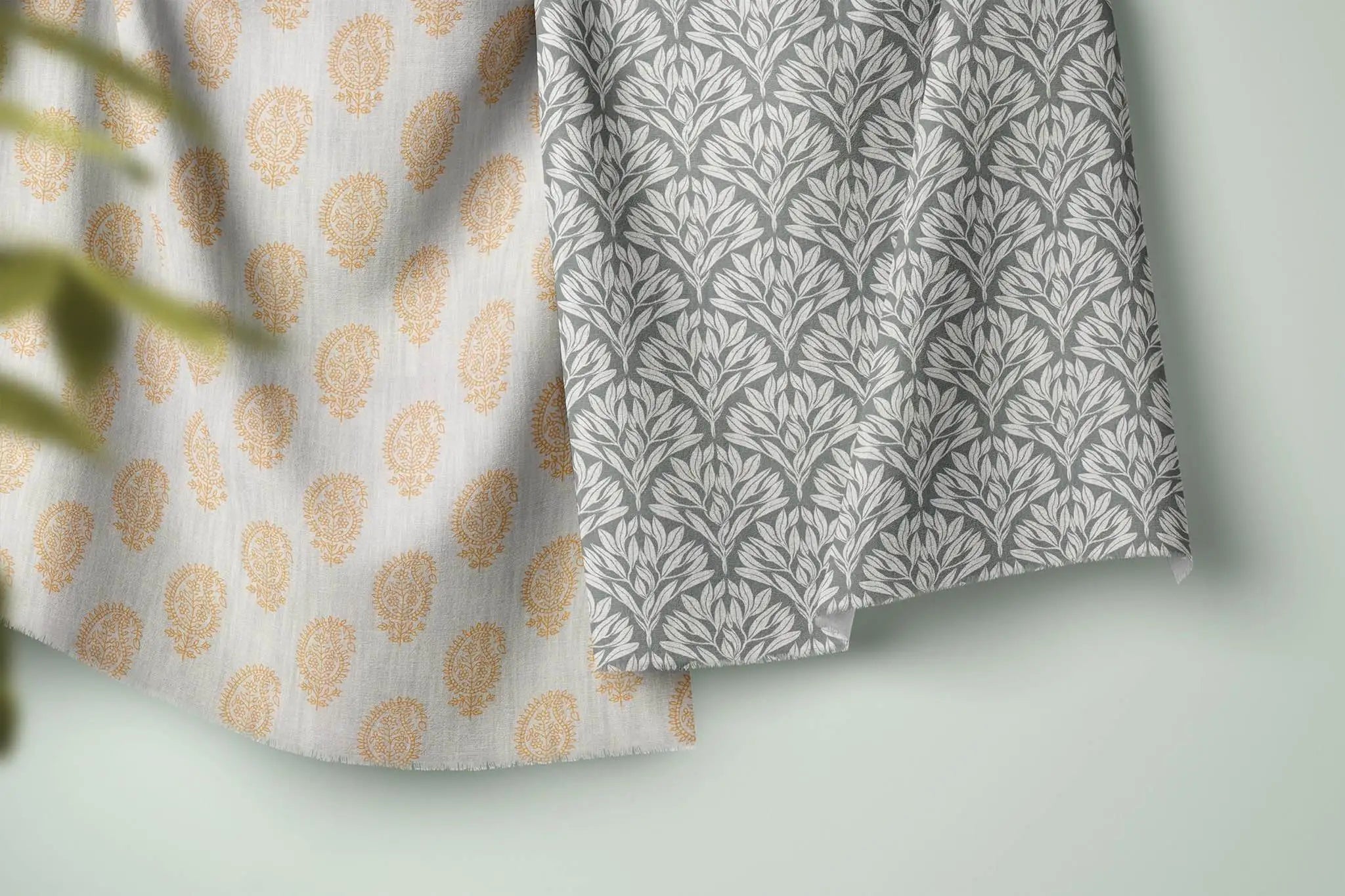 Designer Printed Curtain Fabrics at The Millshop Online