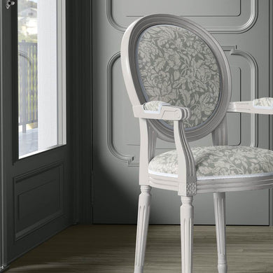 Elysia Sage Green - Green Floral Upholstery Fabric For Chairs