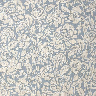 Elysia Wedgewood - Blue Floral Upholstery Fabric