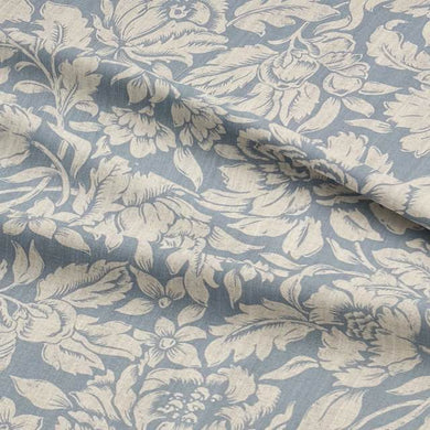 Elysia Wedgewood - Blue Floral Furnishing Fabric