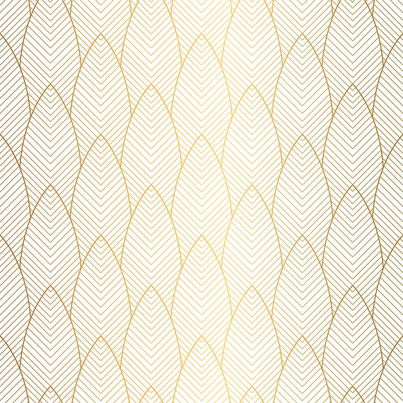 Feathered Velvet gold Crib 5 velvet fabric flat image with decorative feather motif