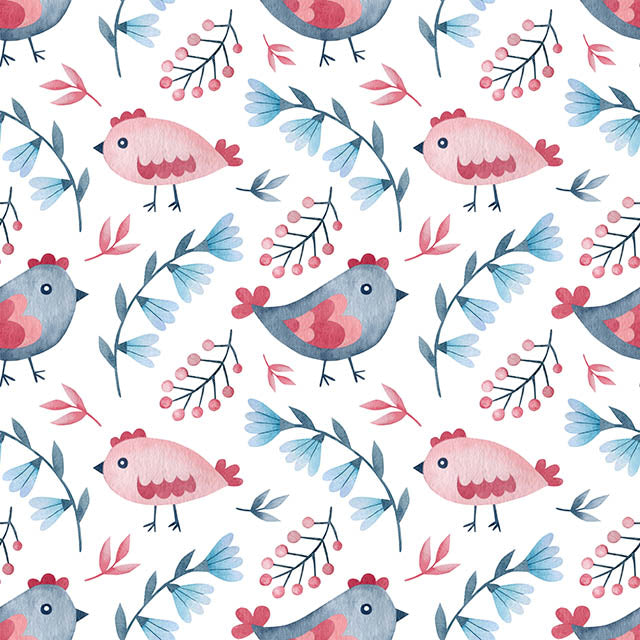 Folk Chick Cotton Curtain Fabric - Pink for a Boho-inspired home