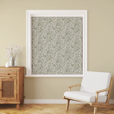 Fouet Linen Curtain Fabric - Fennel
