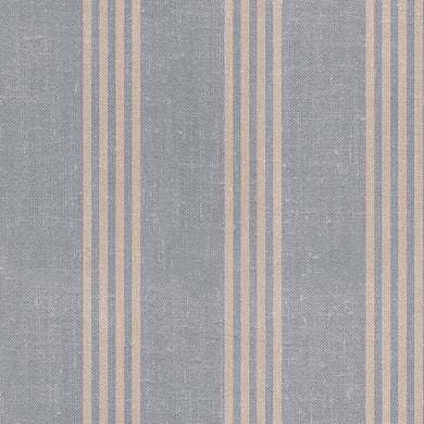 Hampton Stripe Cotton Curtain Fabric in Blue, a versatile and stylish option for window treatments