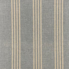 Hampton Denim striped upholstery fabric flat image, blue cotton-linen stripe fabric for chairs, cushions, curtains and blinds