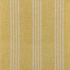 Hampton Ochre striped upholstery fabric flat image, warm yellow stripe fabric by the metre for upholstery, curtains and cushions