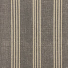 Hampton Slate striped upholstery fabric flat image, blue-grey cotton-linen stripe fabric for upholstery, curtains and Roman blinds
