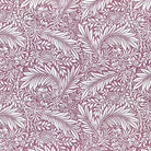  Ruby Wine velvet fabric with pale floral and foliage pattern – flat fabric sample