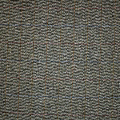 Harris Tweed 100% Wool Upholstery Fabric - Moss