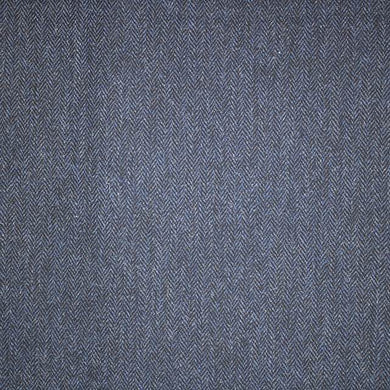 Harris Tweed 100% Wool Upholstery Fabric - Navy