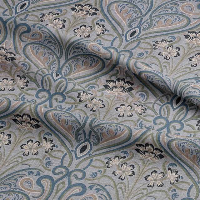 Hathaway Willow - Traditional Curtain Fabric For Sale 