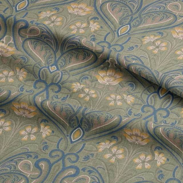 Hathaway Willow - Printed Upholstery Fabric For Sale UK