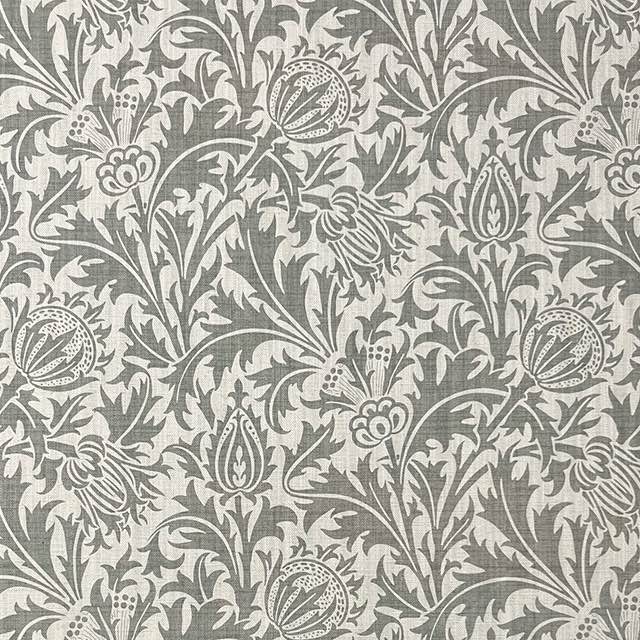 Heritage Vine Fennel - Leaf Vine Upholstery Fabric Green