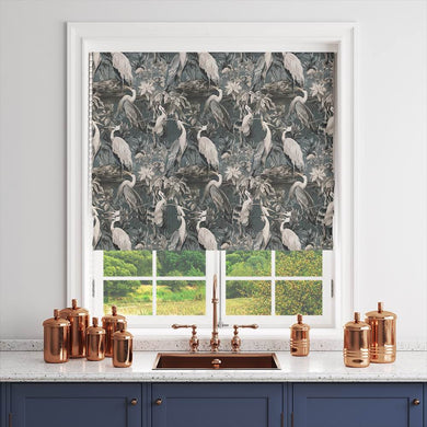 Hersener - Bird Patterned Printed Upholstery Fabric