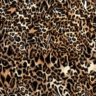 Indian leopard print fabric flat image with classic spotted animal print