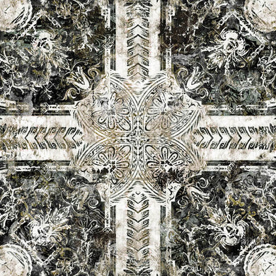 Kashan Linen Curtain Fabric in Charcoal, a luxurious and elegant choice for window treatments
