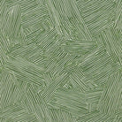 Laguna Green cotton curtain fabric with modern abstract stripes – flat swatch