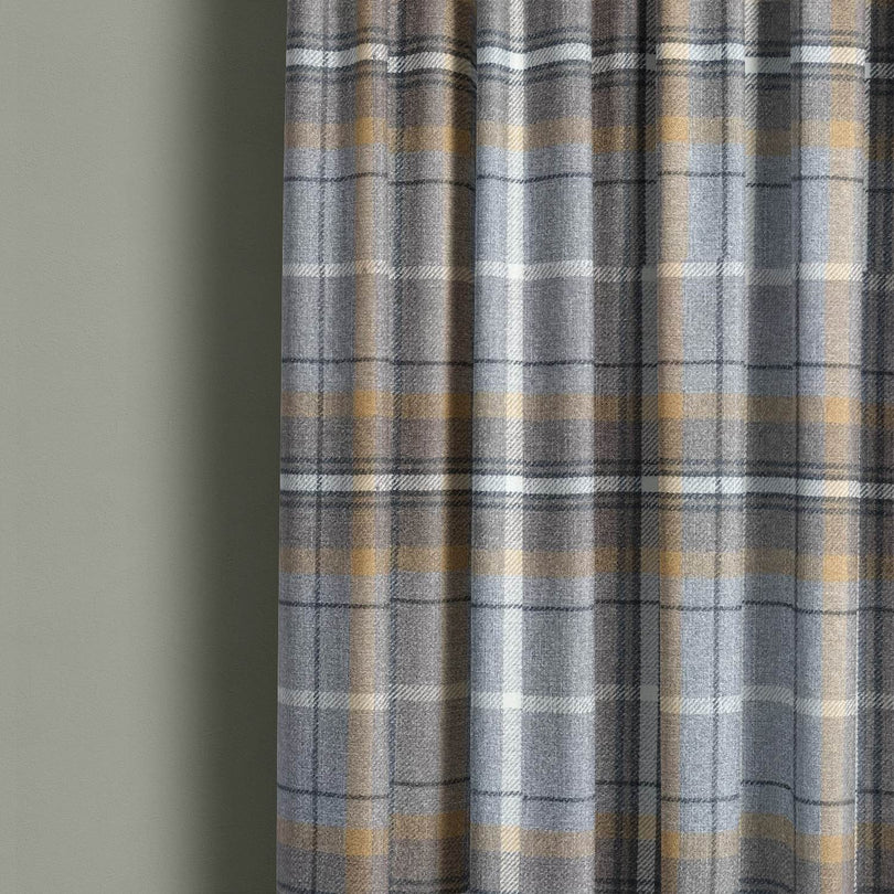 Loch Plaid Wool Fabric