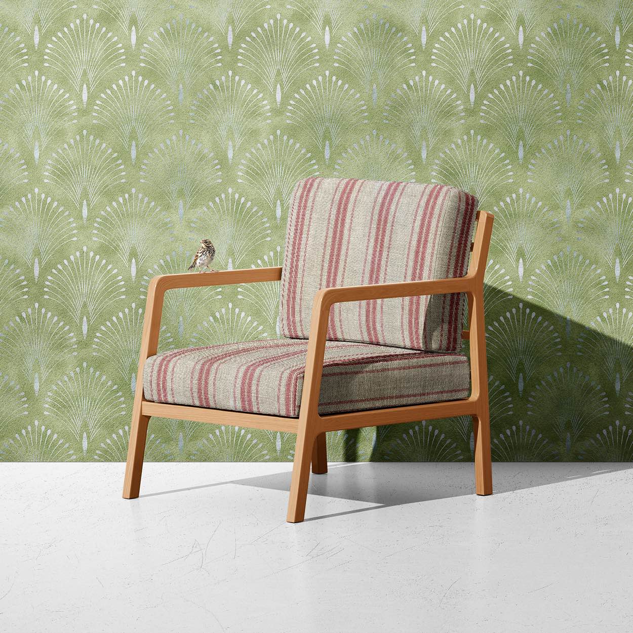 Long Island Stripe Upholstery Fabric with Nautical-Inspired Design