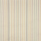 Lowick Stripe green ochre linen curtain fabric flat image with warm striped pattern