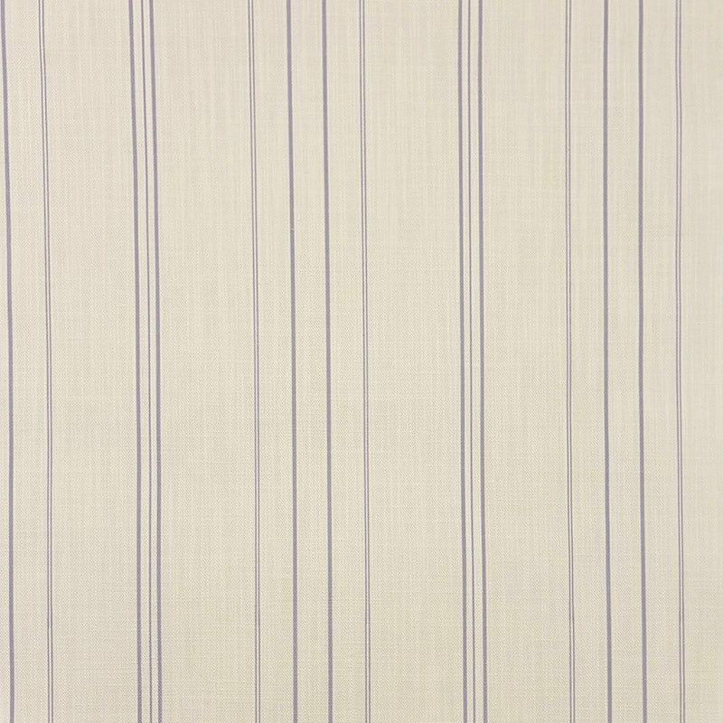 Lowick Stripe lilac linen curtain fabric flat image with soft purple stripe