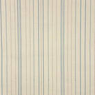 Lowick Stripe powder blue linen curtain fabric flat image with soft blue stripe