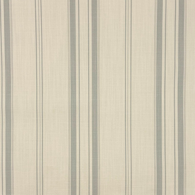 Lowick Stripe seafoam green linen curtain fabric flat image with fresh green stripe