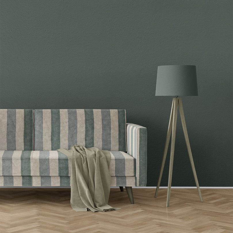 Memphis Green striped upholstery fabric – upholstered chair view