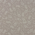 Milly Dusty Linen floral linen curtain fabric flat image with small botanical sprig print