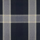 Next Brushed Check fire retardant upholstery fabric in navy with traditional checked woven design, limited clearance stock
