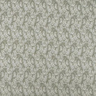 Next Filton Leaves Olive Green leaf upholstery fabric flat image with woven FR botanical pattern