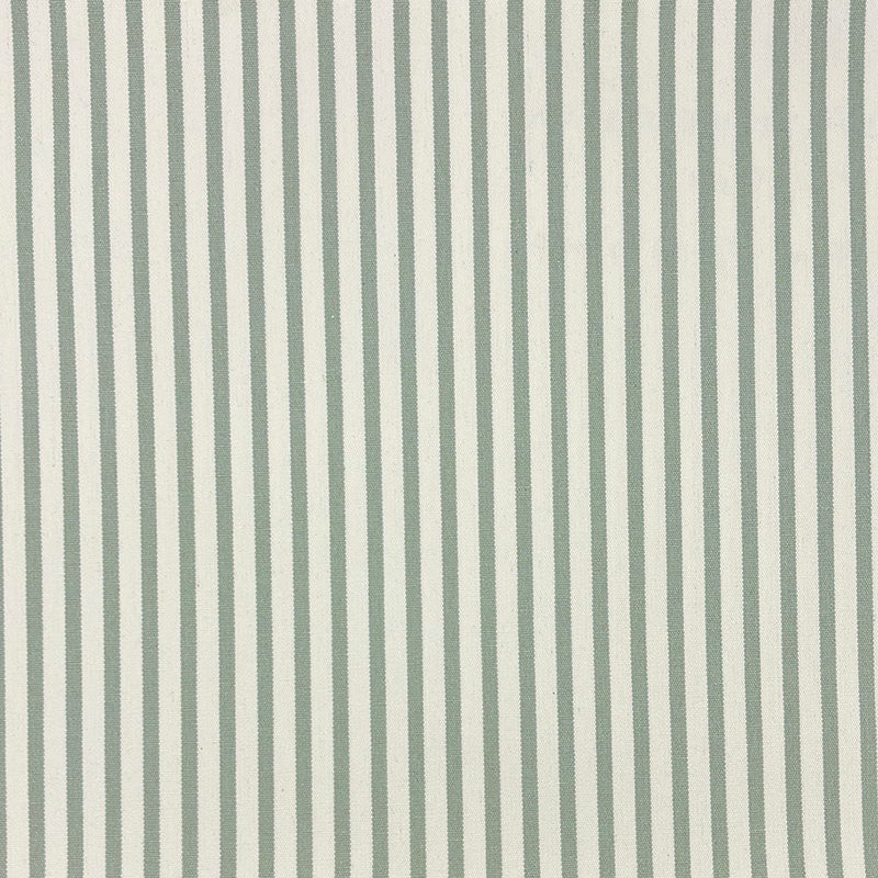 Next Orla Stripe fire retardant striped upholstery fabric in green flat fabric clearance image