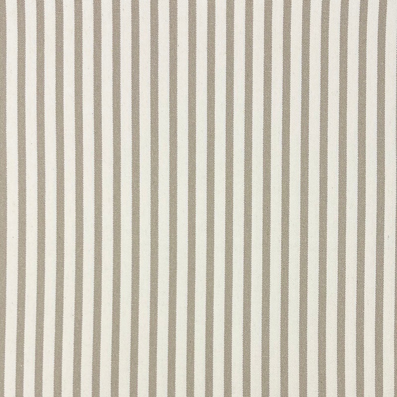 Next Orla Stone striped upholstery fabric flat image showing neutral woven FR clearance fabric