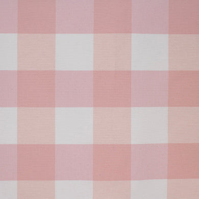 Norfolk Check Upholstery Fabric - Blush