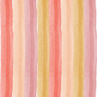 Ohio Stripe striped velvet curtain fabric in coral and warm pastel hues – painterly stripe velvet fabric